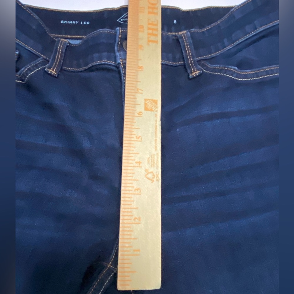 St. John's Bay Skinny Leg women’s Denim Jeans dark wash size 8 - Picture 8 of 10